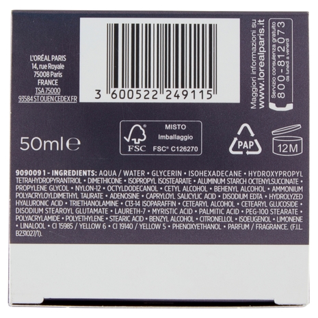 L'Oréal Paris Crema Viso Giorno Antietà Revitalift Laser X3, con Acido Ialuronico e ProXylane, 50 ml